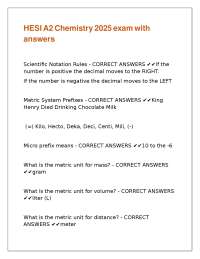Chemistry Review: Questions and Answers