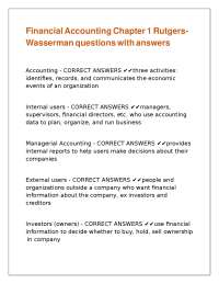 Accounting Fundamentals: Key Concepts and Definitions