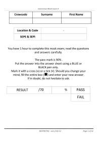 Conversion Mock Exam A: Aviation Safety and Emergency Procedures