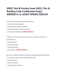 Fire & Building Code Certification Exam Practice Questions
