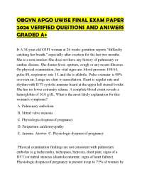 OBGYN APGO UWISE FINAL EXAM PAPER 2026 VERIFIED QUESTIONS AND ANSWERS GRADED A+