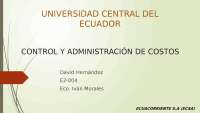 Ejercicios de costos aplicada a la economia