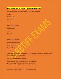 AFH Chapter 12 Study Guide: Multi-Engine Aircraft Control and Performance