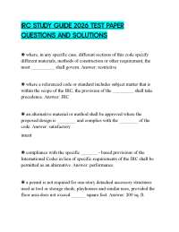 IRC STUDY GUIDE 2026 TEST PAPER QUESTIONS AND SOLUTIONS