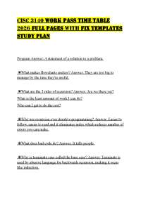 CISC 3140 WORK PASS TIME TABLE 2026 FULL PAGES WITH FIX TEMPLATES STUDY PLAN