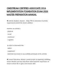 ONESTREAM CERTIFIED ASSOCIATE OCA IMPLEMENTATION FOUNDATION EXAM 2026 MASTER PREPARATION M