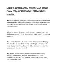 NM LP-5 INSTALLATION SERVICE AND REPAIR EXAM 2026 CERTIFICATION PREPARATION MANUA