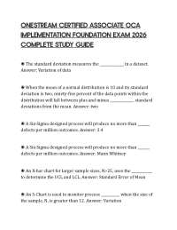 ONESTREAM CERTIFIED ASSOCIATE OCA IMPLEMENTATION FOUNDATION EXAM 2026 COMPLETE STUDY GUIDE