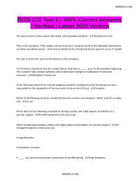 RCIS CCI Test 2 | 100% Correct Answers | Verified Latest 2025 Version