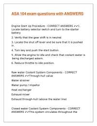 Marine Engine and Navigation Exam Questions with Answers
