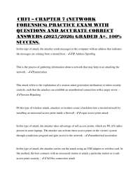 CHFI Chapter 7: Network Forensics Practice Exam Questions