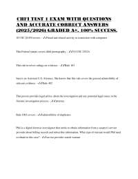 CHFI Exam Practice Questions and Answers 2025/2026