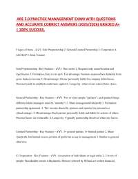 ARE 5.0 Practice Management Exam Questions and Answers (2025/2026)