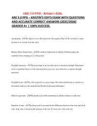 ARE 5.0 PPD Exam Prep: Key Definitions and Concepts