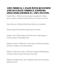 CHFI Module 1 Exam Questions and Answers (2025/2026)