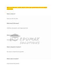 Electrology, Laser, and IPL Exam Questions with Solutions