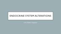 PowerPoint of Endocrine Disorders in Pediatric Patients