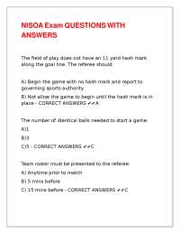 NISOA Exam QUESTIONS WITH ANSWERS