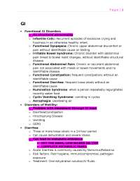 Pediatric Nursing Unit 5 Review Notes