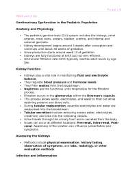 Pediatric GU Conditions