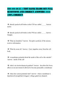 BIO 669 QUIZ 2 TEST BANK EXAMS SET FULL QUESTIONS AND CORRECT ANSWERS 2026 100% CORRECT