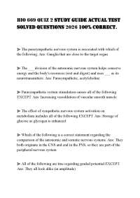 BIO 669 QUIZ 2 STUDY GUIDE ACTUAL TEST SOLVED QUESTIONS 2026 100% CORRECT.