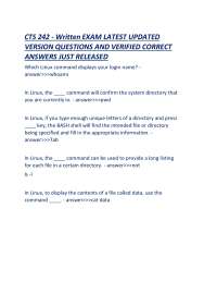 Cybersecurity Exam Questions and Answers
