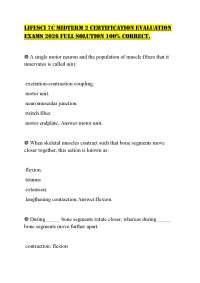 LIFESCI 7C MIDTERM 2 CERTIFICATION EVALUATION EXAMS 2026 FULL SOLUTION 100% CORRECT.