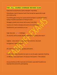 TEFL Full Course Coverage Revised Exam: Methodologies and Teaching Styles