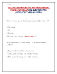 Scripting and Programming Foundations Exam: Questions and Answers