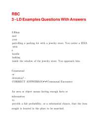 Criminal Law Practice Questions and Answers