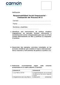 evaluación de procesos