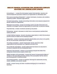 Accounting Principles: Q&A Study Guide
