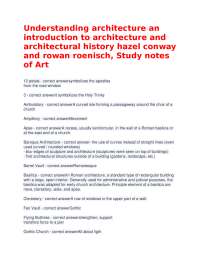 Understanding architecture an introduction to architecture and architectural history hazel