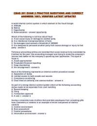 Accounting Quiz: Internal Controls, Revenue Recognition, and Financial Statements