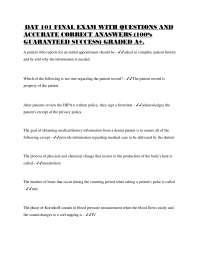 DAT 101 Final Exam: Questions and Answers for Guaranteed Success