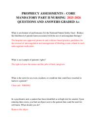 Nursing Exam Prep: Patient Safety and Ethical Care Questions & Answers