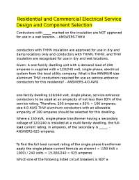 Electrical Service Design and Component Selection: Q&A Guide