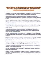 Construction Bidding and Project Cost Management: Q&A Guide