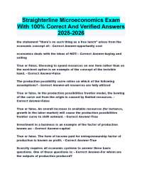 Microeconomics Exam Questions and Answers 2025-2026