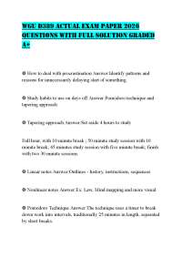 WGU D389 ACTUAL EXAM PAPER 2026 QUESTIONS WITH FULL SOLUTION GRADED A+