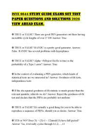 ISYE 6644 STUDY GUIDE EXAMS SET TEST PAPER QUESTIONS AND SOLUTIONS 2026 VIEW AHEAD EXAM.