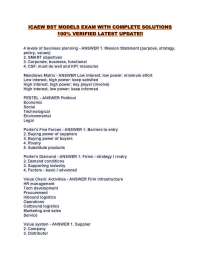Key Business Concepts and Frameworks: A Concise Summary