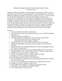 MCB 252 Protein Purification Protocol