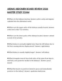 ARDMS ABDOMEN BOARD REVIEW 2026 MASTER STUDY EXAM