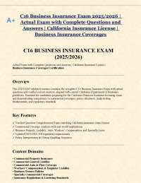 Commercial Insurance Coverage: Key Concepts and Regulatory Updates 2025/2026