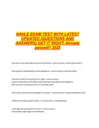 NAVLE Exam Study Guide 2025: Veterinary Medicine Questions & Answers for Licensure Prep