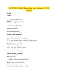 Nursing Exam Questions and Answers: Infection Control, Safety, and Ethics