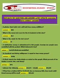 ECPI Math Test Questions and Answers 2025/2026