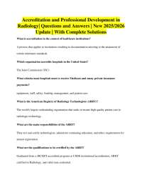 Radiology Accreditation and Professional Development Q&A: 2025/2026 Update